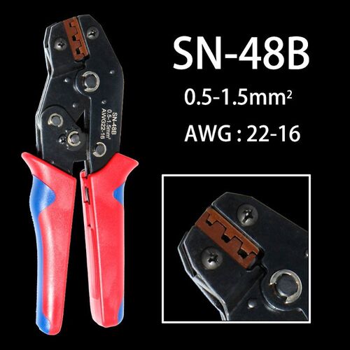 2.8/4.8/6.3mm universal spring plug wire crimped crimping ha