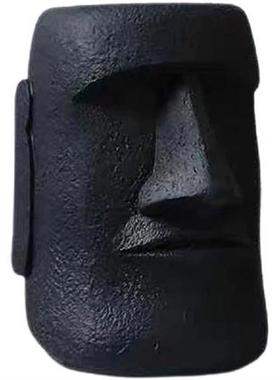 Planter Head Pot Easter Island Resin Pots Flower Moai