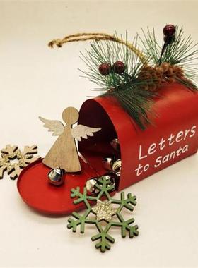 Christmas Metal Mailbox Gift Delicate Pendant Decoration