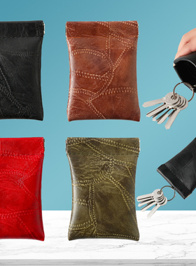 Lralra New Fashion Leather Long Pocket Key Wallet Keyring Co