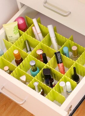 4pcs/set Plastic Adjustable Drawer Dividers organiser Retrac