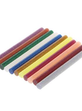 11pcs/set Hot Melt Glue Sticks Mix Color Glitter Viscosity D