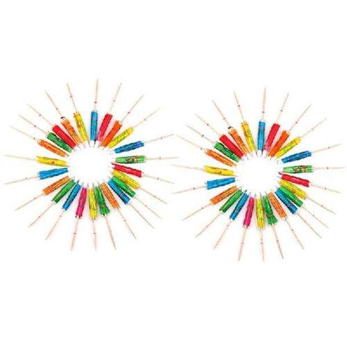 48 Multi Coloured Paper Cocktail Umbrellas Parasols Party