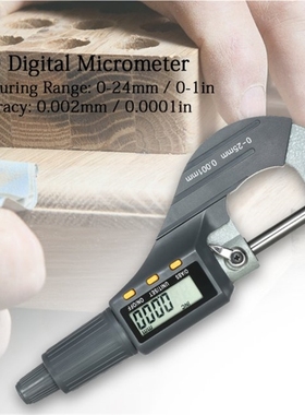 Digital Micrometer 0-25mm Electronic Digital Outside Microme