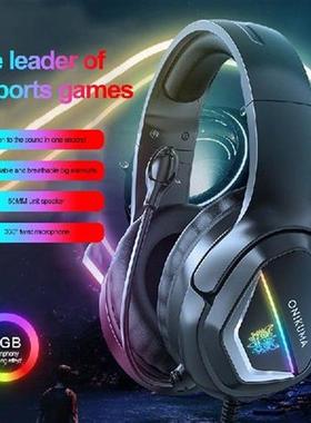 X2 Gaming Headset 3.5mm Wired Earphones LED Light