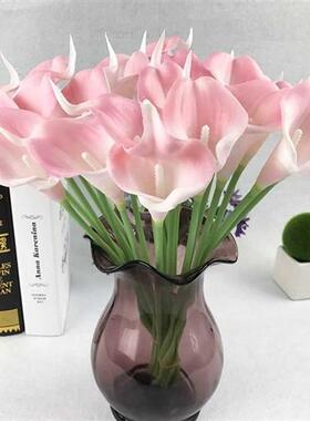 Fast Delivery 10Pcs Artificial Flowers Real Touch Calla Lily