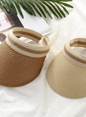 2022 hot sale Summer lady Empty Top Sun Visor Hat Summer