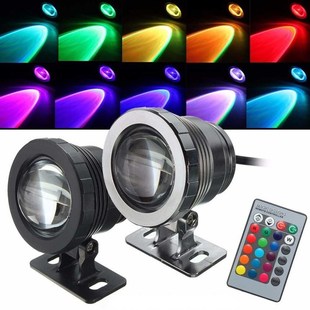 Waterproof RGB LED Flood Light Underwater Fountain Pool Pond