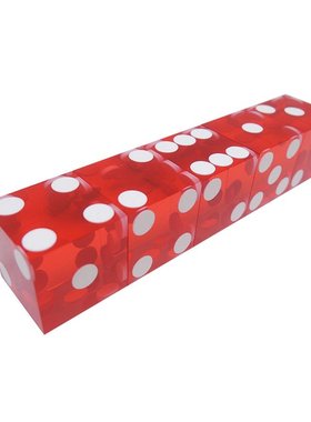 5 Pcs Top Grade 19mm Casino Dice With The Edges And Serial