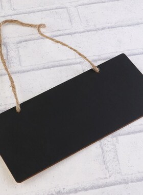 5pcs Mini Rectangle Chalkboards One Sided Black Board For Me
