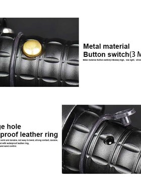 Self Defense Telescopic Baton Flashlight Rechargeable Q5 LED