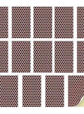 Match Strikers Sheet Rectangle Adhesive Matches Skin Flame