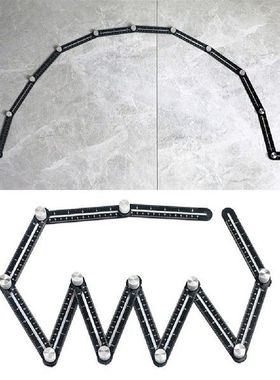 Adjustable Folding Ruler Multiangle Measuring Ruler Many