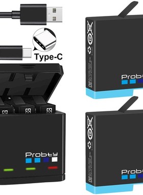 3 Slots Battery LED Charger Storage Box or Battery for GoPro