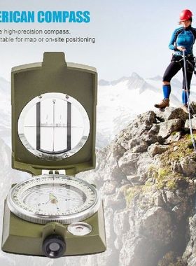 Multifunction Portable Folding Lens Compass Military Boat