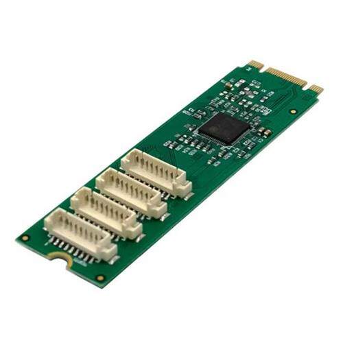 M.2 B M Key 4S Serial Port Adapter DB-9 Industrial RS22 Por