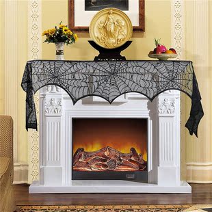 Halloween Fireplace Mantel Scarf Table Runner Tablecloth