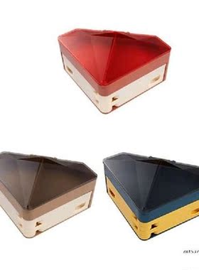 Rotatable 3-Layer Snacks Box Party Snacks Serving Plate