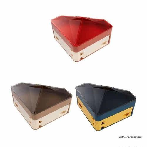 Rotatable 3-Layer Snacks Box Party Snacks Serving Plate