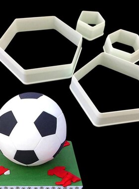 Sugarcraft Cake Molds Footbal Plastic Fondant Cake Mold Cutt