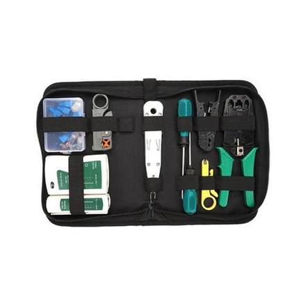 14pcs/Set Computer Network Repair Tool Kit LAN Cable Tester