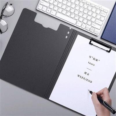 A4 Foldable Clipboard Plastic Clipboards w/ Foldable Cover
