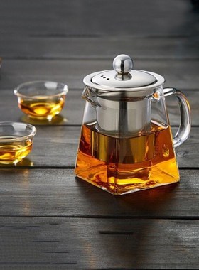 Household Teaware Tea Set Glass Teapot for Stove Heat Resist