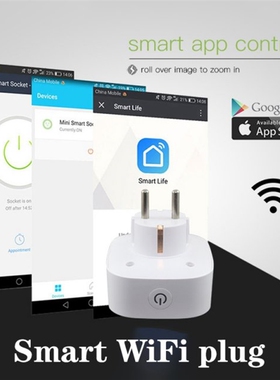 Smart home 10A EU plug wifi smart socket Tuya/Smart life 16A