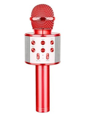 Wireless Karaoke Microphone Bluetooth-compatible Handheld Po