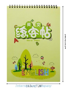 English Alphabet Copybook Calligraphy Groove Handwriting Boo