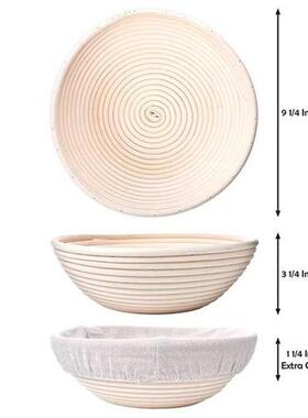 6-Piece Preserved Bread Basket 22.86cm Round   25.40X15.24cm