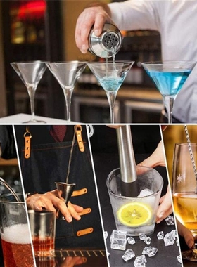 20pcs Cocktail Shaker 750ml Stainless Steel Wine Martini Bos