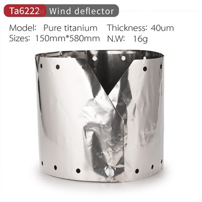 Rover Camel ltralight  Camping Stove Titanium Wind Shield  W