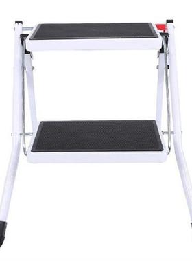 Small Step Ladder for Kitchen Sturdy Folding 2 Step Stool