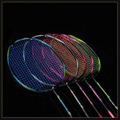 Ultralight 8U 64g Strung Badminton Racket Professional Carbo