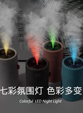 Wireless Air Humidifier USB Portbale Aroma Diffuser 2000mAh