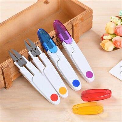 DIY Sewing Scissor Stainless Steel Plastic Cross Stitch