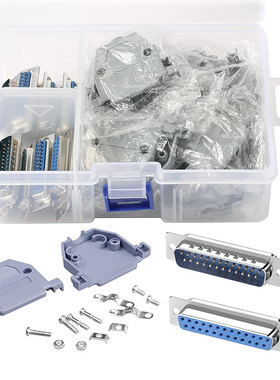 10Pcs(5 Pair) DB25 Female to Male Solder Type Connectors Dou