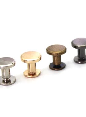 10pcs Metal Binding Chicago Screws Nails Studs Rivets  Photo