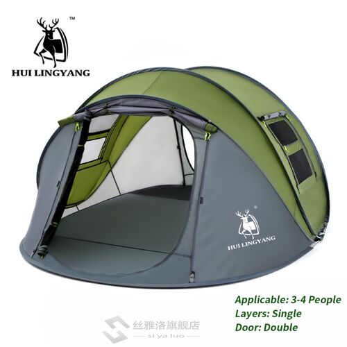 HI LINGYANG Throw pop up tent 4-5-6 Person outdoor automatic