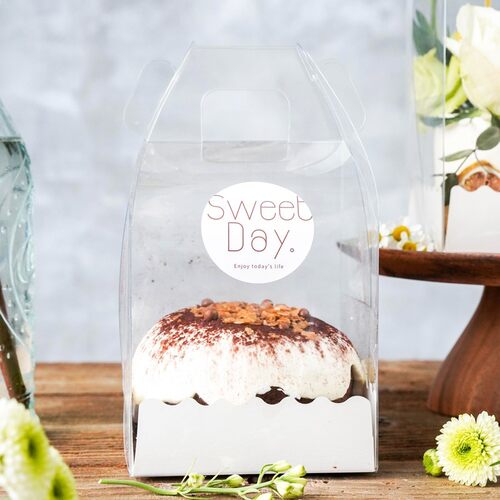 520 cake box transparent 345 inch portable transparent Chees