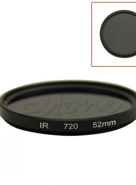 52mm Infrared Infra-red IR Pass X-Ray Lens Filter 720nm 720