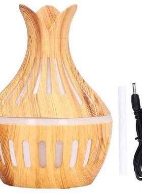 Wood Grain Humidifier Aroma Diffuser Low Noise for Office