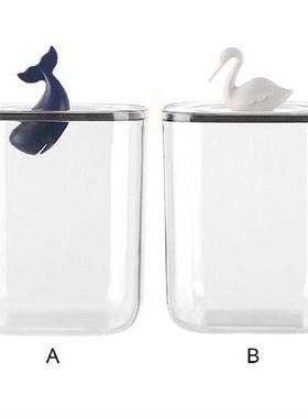 Cotton Swab Containers with Lids ABS Transparent Storage