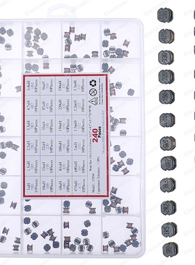 240pcs 24value CD54 SMD Power Inductance Box kit 2.2/3.3/4.7