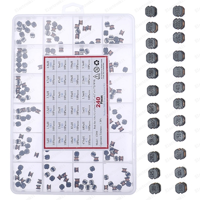 240pcs 24value CD54 SMD Power Inductance Box kit 2.2/3.3/4.7