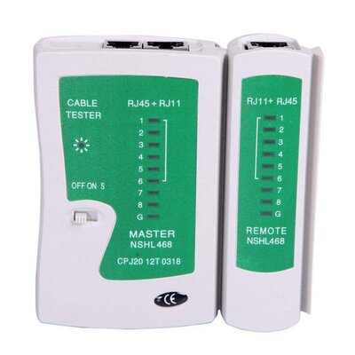 Netwerk Lan Kabel Tester Test Rj45 Rj-11 Cat5 Utp Ethernet T
