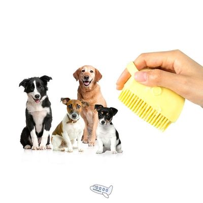 Pet Dog Shampoo Brush 2.7oz/80ml Cat Massage Comb Grooming S