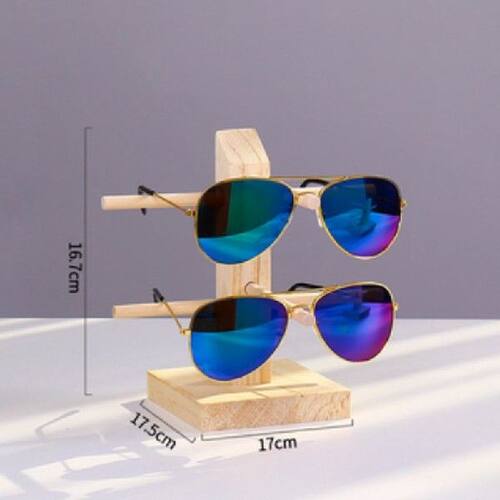 Multi Layers Wood Sunglass Display Rack Shelf Eyeglasses