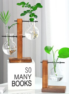 Other  beaker hydroponic wooden container plant vase